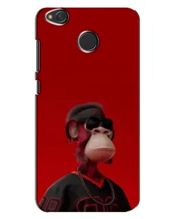 Чехол для Xiaomi Redmi 4X с картинкой «Bored Ape в красном» Чехол для Xiaomi Redmi 4X с картинкой «Bored Ape в красном»