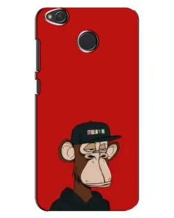 Чехол для Xiaomi Redmi 4X с картинкой «Bored Ape — красный фон» Чехол для Xiaomi Redmi 4X с картинкой «Bored Ape — красный фон»