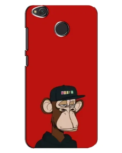 Чехол для Xiaomi Redmi 4X с картинкой «Bored Ape — красный фон» Чехол для Xiaomi Redmi 4X с картинкой «Bored Ape — красный фон»