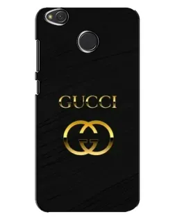 Чехол для Xiaomi Redmi 4X с картинкой «Золотой логотип Gucci» Чехол для Xiaomi Redmi 4X с картинкой «Золотой логотип Gucci»