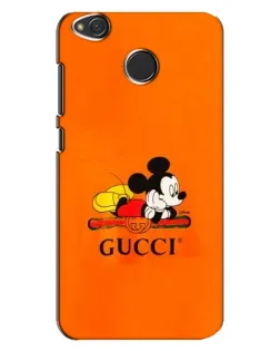 Чехол для Xiaomi Redmi 4X с картинкой «Микки Маус Gucci — оранж» Чехол для Xiaomi Redmi 4X с картинкой «Микки Маус Gucci — оранж»