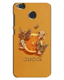 Чехол для Xiaomi Redmi 4X с картинкой «Gucci — золотые бабочки» Чехол для Xiaomi Redmi 4X с картинкой «Gucci — золотые бабочки»