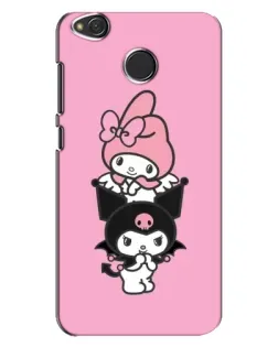 Чехол для Xiaomi Redmi 4X с картинкой «My Melody и Kuromi» Чехол для Xiaomi Redmi 4X с картинкой «My Melody и Kuromi»