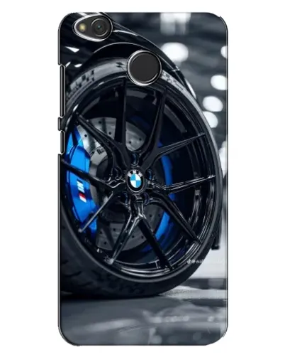 Чехол для Xiaomi Redmi 4X с картинкой «Колесо BMW вблизи»