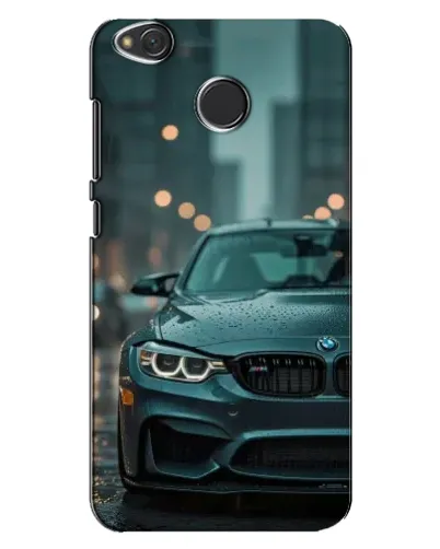 Чехол для Xiaomi Redmi 4X с картинкой «BMW в огнях города»