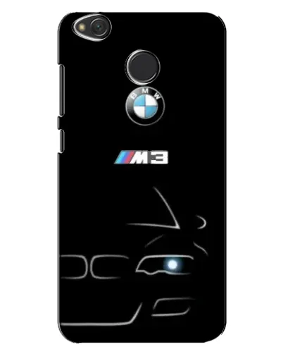 Чехол для Xiaomi Redmi 4X с картинкой «Минималистичный принт BMW M3»
