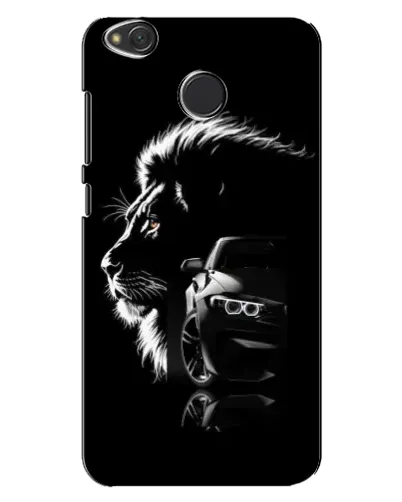 Чехол для Xiaomi Redmi 4X с картинкой «BMW и лев»