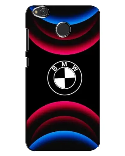 Чехол для Xiaomi Redmi 4X с картинкой «Логотип BMW и неоновые дуги»