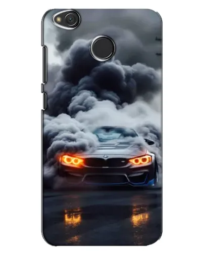 Чехол для Xiaomi Redmi 4X с картинкой «BMW в дыму»