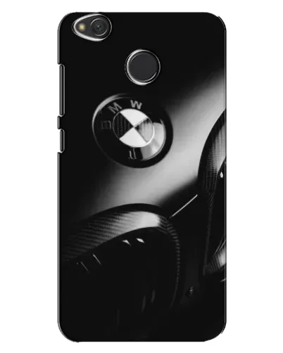 Чехол для Xiaomi Redmi 4X с картинкой «Эмблема BMW — макро»