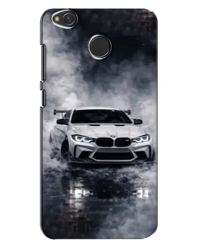 Чехол для Xiaomi Redmi 4X с картинкой «BMW сквозь туман»