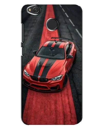 Чехол для Xiaomi Redmi 4X с картинкой «BMW на красной дорожке»