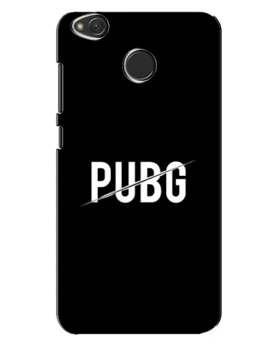 Чехол для Xiaomi Redmi 4X с картинкой «PUBG — белый логотип»