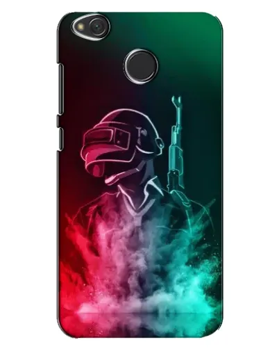 Чехол для Xiaomi Redmi 4X с картинкой «PUBG — огненный воин»