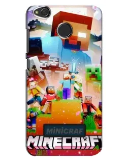 Чехол для Xiaomi Redmi 4X с картинкой «Minecraft герои игры» Чехол для Xiaomi Redmi 4X с картинкой «Minecraft герои игры»