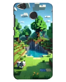 Чохол для Xiaomi Redmi 4X з картинкою «Minecraft літній день»