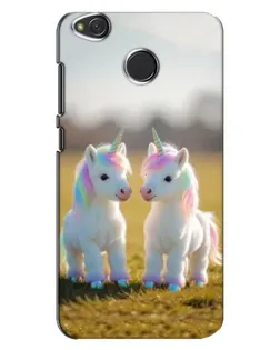 Чохол для Xiaomi Redmi 4X з картинкою «Пара єдинорогів»