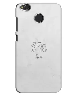 Чехол для Xiaomi Redmi 4X с картинкой «Иоанна 3:16 Крест» Чехол для Xiaomi Redmi 4X с картинкой «Иоанна 3:16 Крест»