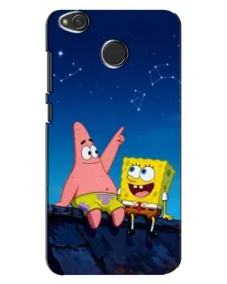 Чехол для Xiaomi Redmi 4X с картинкой «Губка Боб и Патрик ночью» Чехол для Xiaomi Redmi 4X с картинкой «Губка Боб и Патрик ночью»