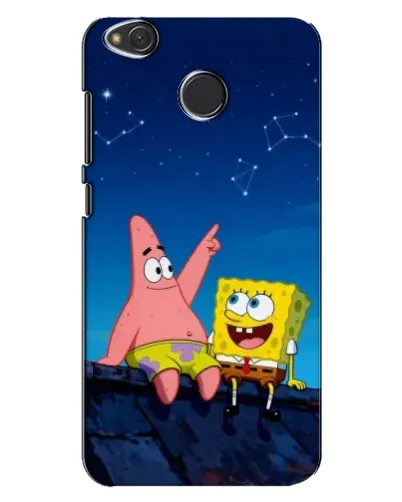 Чехол для Xiaomi Redmi 4X с картинкой «Губка Боб и Патрик ночью» Чехол для Xiaomi Redmi 4X с картинкой «Губка Боб и Патрик ночью»