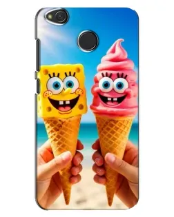 Чехол для Xiaomi Redmi 4X с картинкой «Спанч Боб мороженое» Чехол для Xiaomi Redmi 4X с картинкой «Спанч Боб мороженое»