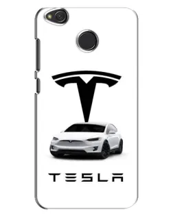 Чехол для Xiaomi Redmi 4X с картинкой «Tesla White Style» Чехол для Xiaomi Redmi 4X с картинкой «Tesla White Style»