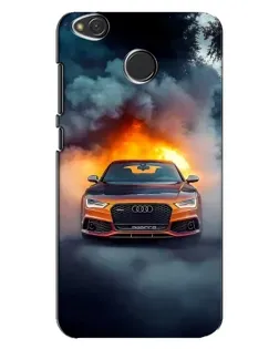 Чехол для Xiaomi Redmi 4X с картинкой «Audi в огненном дыму» Чехол для Xiaomi Redmi 4X с картинкой «Audi в огненном дыму»