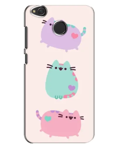 Чохол для Xiaomi Redmi 4X з картинкою «Pusheen тріо» Чохол для Xiaomi Redmi 4X з картинкою «Pusheen тріо»