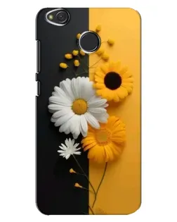 Чехол для Xiaomi Redmi 4X с картинкой «Подсолнух и ромашка»