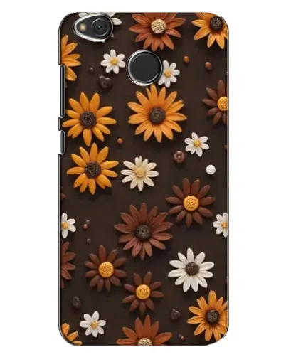 Чехол для Xiaomi Redmi 4X с картинкой «Узор из маленьких подсолнухов»
