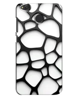 Чехол для Xiaomi Redmi 4X с картинкой «Белая объемная сетка»