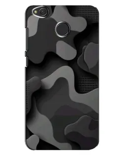 Чехол для Xiaomi Redmi 4X с картинкой «Темный абстрактный камуфляж»