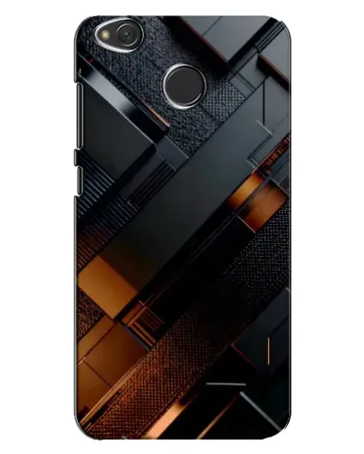 Чехол для Xiaomi Redmi 4X с картинкой «Черные геометрические блоки» Чехол для Xiaomi Redmi 4X с картинкой «Черные геометрические блоки»