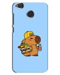 Чехол для Xiaomi Redmi 4X с картинкой «Капибара на скейте»