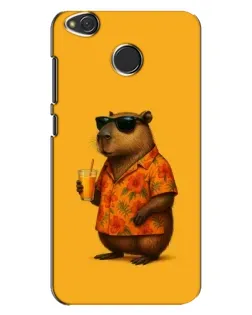 Чехол для Xiaomi Redmi 4X с картинкой «Капибара на отдыхе»