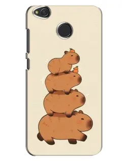Чехол для Xiaomi Redmi 4X с картинкой «Башня из капибар»