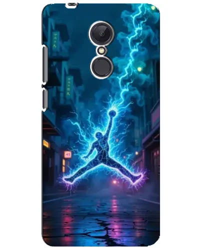 Чехол для Xiaomi Redmi 5 Plus с картинкой «Jordan Gold Jumpman»