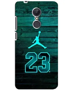 Чехол для Xiaomi Redmi 5 Plus с картинкой «Jordan Cyan 23»