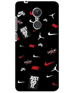 Чехол для Xiaomi Redmi 5 Plus с картинкой «Nike Mix Pattern»