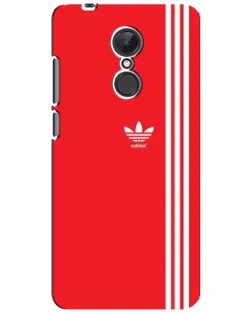 Чехол для Xiaomi Redmi 5 Plus с картинкой «Красный минимализм Adidas»
