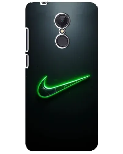 Чехол для Xiaomi Redmi 5 Plus с картинкой «Неоновый контур Nike»