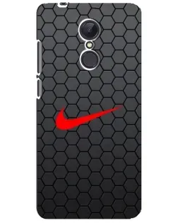 Чехол для Xiaomi Redmi 5 Plus с картинкой «Nike — карбоновая сетка»