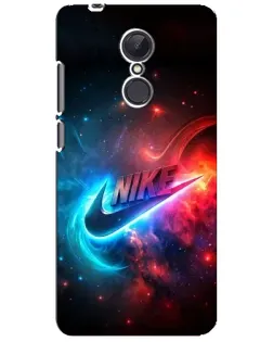 Чехол для Xiaomi Redmi 5 Plus с картинкой «Огненный логотип Nike»