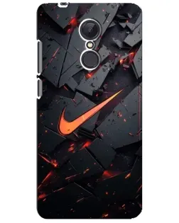 Чехол для Xiaomi Redmi 5 Plus с картинкой «Nike — эффект разломов»