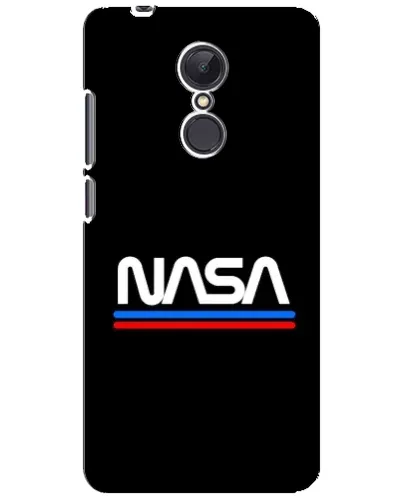 Чехол для Xiaomi Redmi 5 Plus с картинкой «NASA — классика Red Blue» Чехол для Xiaomi Redmi 5 Plus с картинкой «NASA — классика Red Blue»