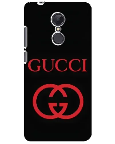 Чехол для Xiaomi Redmi 5 Plus с картинкой «Gucci — красный логотип»