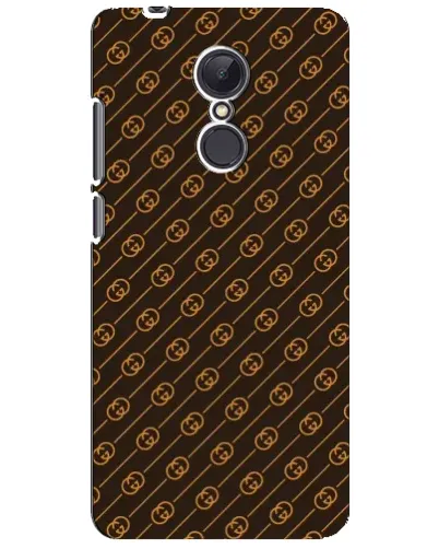 Чехол для Xiaomi Redmi 5 Plus с картинкой «Gucci — золотые диагонали»
