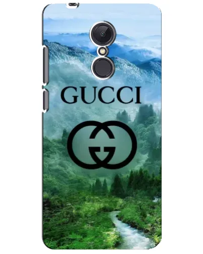 Чехол для Xiaomi Redmi 5 Plus с картинкой «Gucci — горный пейзаж»