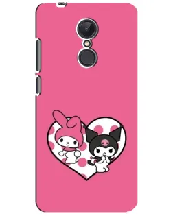Чехол для Xiaomi Redmi 5 Plus с картинкой «Kuromi и My Melody»