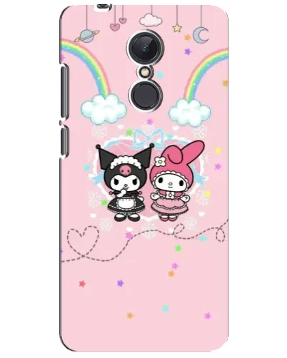 Чехол для Xiaomi Redmi 5 Plus с картинкой «My Melody и Kuromi»